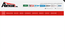 Tablet Screenshot of anticor.ro