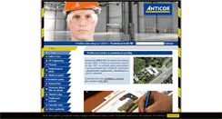Desktop Screenshot of anticor.cz