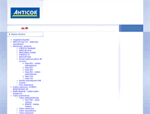 Tablet Screenshot of anticor.pl